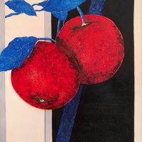 Zwei rote Apfel